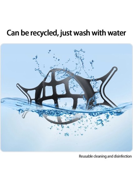 10 Adet Beyaz Stil 3D Ağız Maskesi Destek Maskesi Iç Braket Solunum Yardımı Iç Ped Braketi Maske Tutucu Nefes Vana Filtreleri Malzemeleri (Yurt Dışından) fırsatları