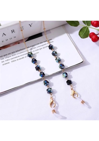 No.1 Tarzı 70CM Yüz Maskesi Tutacağı Ipi Boyun Zinciri Kordon Dize Tutucu Kolye Yetişkinler Çocuklar Kadınlar Moda Inciler Güneş Gözlüğü Zincirler Gözlük (Yurt Dışından)