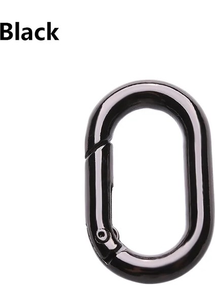 Siyah 2 Adet 2 Adet Tarzı Halka Tokalar Çanta Kemer Tokaları El Çantaları Klipsler Dış Mekan Karabina Geçmeli Şişe Kancaları Kamp Yürüyüşü Alaşım Kancalar Aksesuarlar (Yurt Dışından)