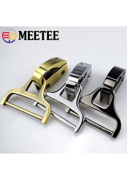 Krom Stili 2 Takım Setleri Meetee Metal Çanta Yan Klips Tokaları Çanta Askısı Kemer Tokası Vida Kancası Konnektör Çantaları Askı Donanım Aksesuarları (Yurt Dışından)