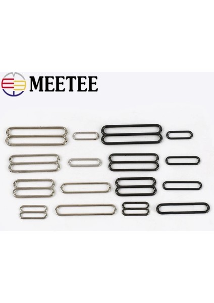 Gunblack-Slider Stili 20MM-10 Adet Meetee Adet mm Metal Tri-Glide Tokaları Ayarlamak Toka Sutyen O Halka Kaydırıcılar Askı Tokası Dıy Kemer Kancası Konfeksiyon Dikiş Aksesuarı (Yurt Dışından) modelleri