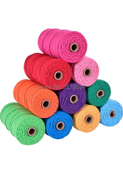 Açık Pembe Tarzı % Pamuk Kordonlar Renkli Kordon Bej Bükülmüş Makrome Dize Dıy Ev Tekstili Düğün Dekoratif Goblen Sanatı 110 Yards (Yurt Dışından) modelleri