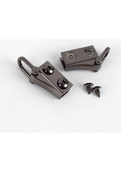 Silahsiyah Stil 6 Çift Meetee Çiftleri Çanta Metal Kulak Omuz Askısı Asmak Tokaları Yan Kelepçe Kancası Dıy D Halka Tarafları Klips Bagaj Aksesuarı F (Yurt Dışından)