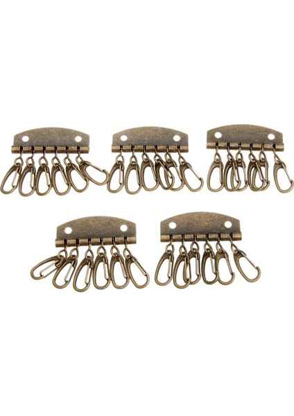 D 47MM Stili 5 Adet Metal Deri El Sanatları Dıy Saf Pirinç Anahtar Sıra Perçin Kanca Patchwork Dikiş Deri Çanta Aksesuarları Araçları Için Dıy Anahtar Sahipleri (Yurt Dışından)