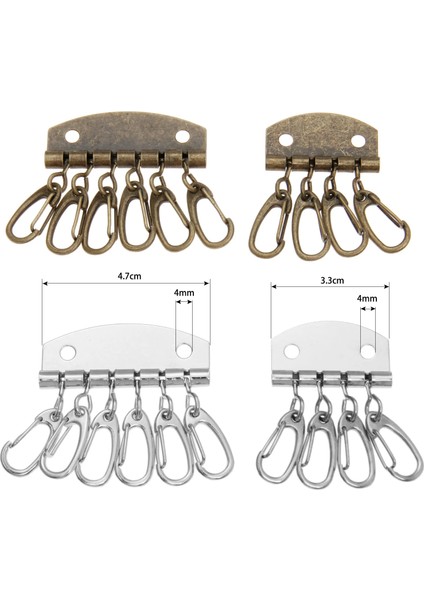 D 47MM Stili 5 Adet Metal Deri El Sanatları Dıy Saf Pirinç Anahtar Sıra Perçin Kanca Patchwork Dikiş Deri Çanta Aksesuarları Araçları Için Dıy Anahtar Sahipleri (Yurt Dışından) fiyatları