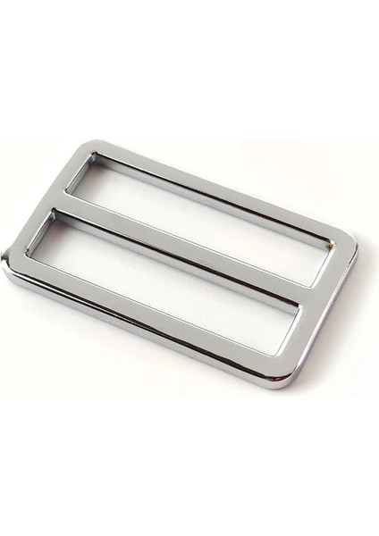 Krom Stili 50 mm mm Metal Tri-Glide Tokaları Ayarlayın Çanta Dokuma Kaydırıcı Kanca Askıları Toka Dıy Elbise Kemer Toka Yüzük Aksesuarları F (Yurt Dışından)