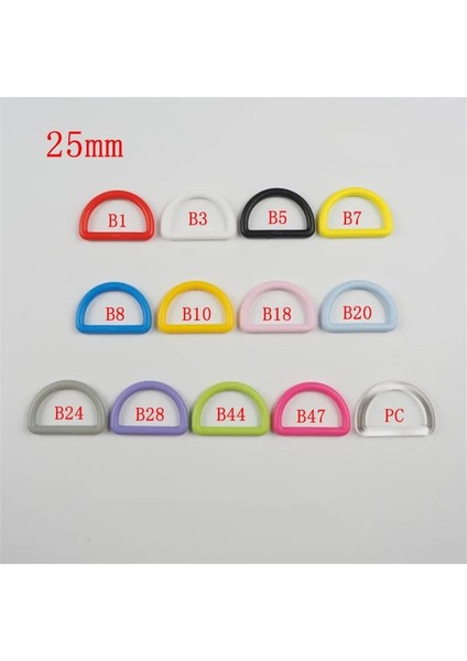 B14 Stili 30 mm Meetee mm Plastik O D Halka Toka Yüksek Li Renkli Dıy El Yapımı Bagaj Çantası Askı Dokuma Tokalar Aksesuarları (Yurt Dışından) indirimleri