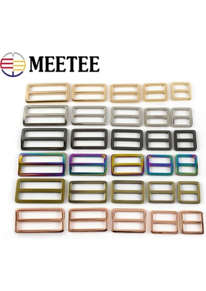 Gülaltın Tarzı 32MM-10 Adet Adet mm Metal Tokalar Çanta Askısı Kaydırıcı Tri Glide Ayarlayıcı Toka Dokuma Sırt Çantası Kanca Döngüler Dıy Aksesuarları (Yurt Dışından)