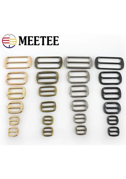 Işıkaltın Tarzı 12 mm Meetee mm Metal Kemer Tokaları Çanta Askısı Kaydırıcı Tri-Glide Dokuma Ayarlayıcı Toka Dıy Sırt Çantası Kanca Toka Aksesuarları (Yurt Dışından) fiyatları