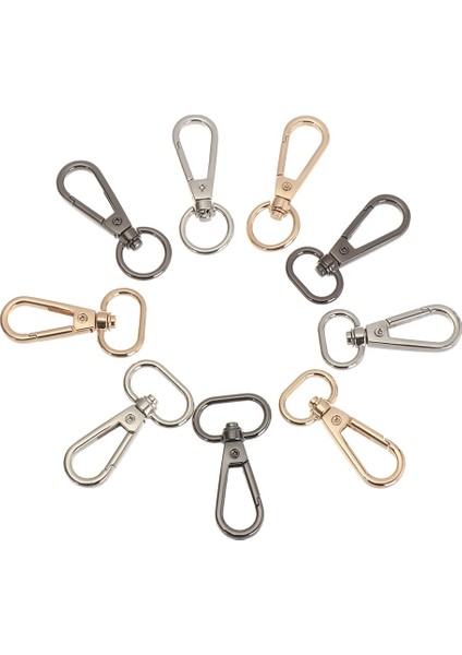 Type2 Gümüş Tarzı 15 mm 5 Adet mm Metal Çanta Askı Toka Istakoz Toka Yaka Karabina Yaylı Kanca Bölünmüş Yüzük Anahtarlık Çanta Dıy Dikiş Aksesuarı (Yurt Dışından) fırsatları