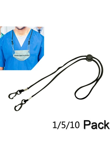 5 Adet Tarzı Ayarlanabilir Maske Uzatması Maskeler Için Kordon Kullanışlı ve Uygun Güvenlik Maskesi Dinlenme ve Kulak Tutma Ipi Boyuna Asma Ipi Hızlı G (Yurt Dışından) fırsatları