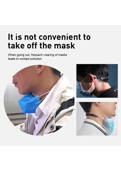 1 Adet Tarzı Ayarlanabilir Maske Uzatma Kemeri Bandaj Maske Kancası Kaymaz Kulak Ipi Kulak Koruyucu Maske Raf Koruma Maskesi Uzatma Düğmesi (Yurt Dışından) indirimleri