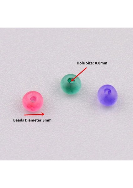 Mor Pembe Stilini Karıştırın 3mm Mat 3mm Mat Şeffaf Cam Boncuk Üniforma Yuvarlak Spacer Don Tohum Boncuk Dıy El Sanatları Giysiler Için Dikiş Aksesuarı (Yurt Dışından) fırsatları