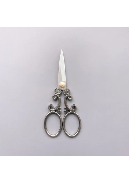 Koyu Gri Tarzı 1 Adet Avrupa Retro Tarzı Dikiş Ors Nakış Retro Terzi Terzi Makası Antika Ors Kumaş Aracı Oya (Yurt Dışından)