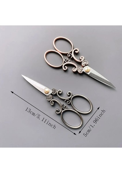 Koyu Gri Tarzı 1 Adet Avrupa Retro Tarzı Dikiş Ors Nakış Retro Terzi Terzi Makası Antika Ors Kumaş Aracı Oya (Yurt Dışından) fırsatları