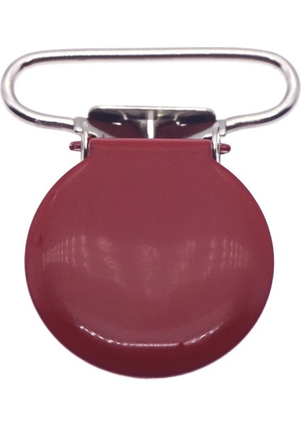 Kırmızı Stil Sutoyuen Lot 1 '' Yuvarlak Metal Askı Klip Emzikler Kukla Bebek Emzik Zincir Klipleri Için Tutucu Klipler Kurşunsuz (Yurt Dışından)