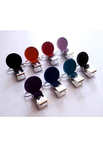 Kırmızı Stil Sutoyuen Lot 1 '' Yuvarlak Metal Askı Klip Emzikler Kukla Bebek Emzik Zincir Klipleri Için Tutucu Klipler Kurşunsuz (Yurt Dışından) fırsatları