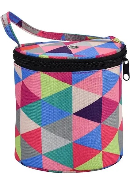 C Stili Örgü Ipliği Yuvarlak Tığ Çanta Su Geçirmez Iplik Tığ Örgü Çanta Saklama Sepeti Dıy Craft Organizatör Dikiş Aracı Aksesuarları Çanta (Yurt Dışından)