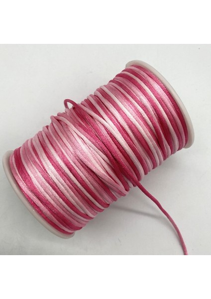 No.8 Stili Yeni 5 Yardslot Renkli Çin Düğüm Hattı Kordon Ipek Saten Kordon Naylon Kordon Dıy Dize Kolye Bilezik Kordon (Yurt Dışından)