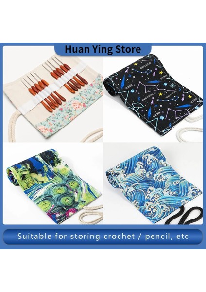 Xue Hua Stili 12 Artı 2 Delik Kanca Örgü Aksesuarları Kanvas Çanta Tığ Iğneleri Konteyner Saklama Kutusu Çanta El Sanatları ve Dikiş Boya Fırçaları Saklama Tutacağı (Yurt Dışından) fiyatları