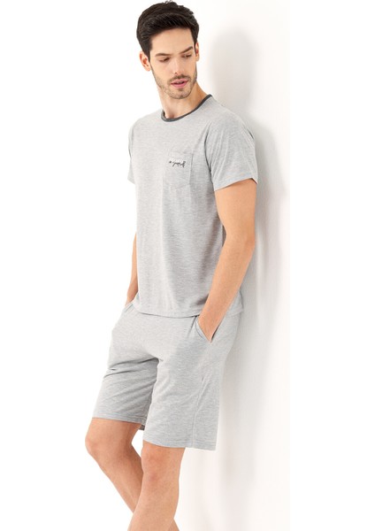 Viskon 3'Lü Erkek Pijama Takımı