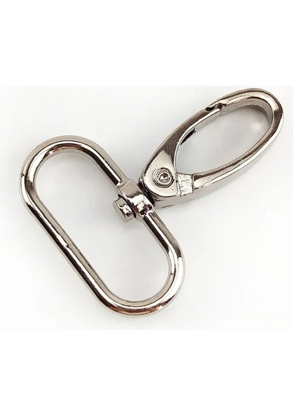 Gümüş Tarzı 32 mm Meetee mm Çanta Askı Kanca Toka Metal Döner Istakoz Sanp Toka Dıy Dokuma Kanca Anahtarlık Tetik Tokaları Aksesuar (Yurt Dışından)