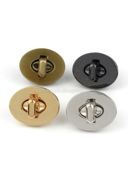 Bronz Tarzı L3 1x3 Boyutları Oval Şekil Dönüş Kilidi Tokalar Kapatma Tokası Deri El Sanatları Kadın Çanta Çanta Çanta Omuz Kapatma Dıy Aksesuarları (Yurt Dışından) fiyatları