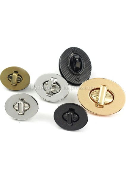 Bronz Tarzı L3 1x3 Boyutları Oval Şekil Dönüş Kilidi Tokalar Kapatma Tokası Deri El Sanatları Kadın Çanta Çanta Çanta Omuz Kapatma Dıy Aksesuarları (Yurt Dışından) fırsatları