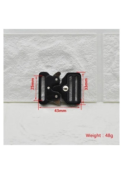 Siyah-25 mm Stili 1 Parça Meetee Pc Idmm Metal Serbest Bırakma Tokaları Açık Taktikler Kemer Kayışı Dokuma Ayar Tokası Dıy Giyim Aksesuarı YK032 (Yurt Dışından)