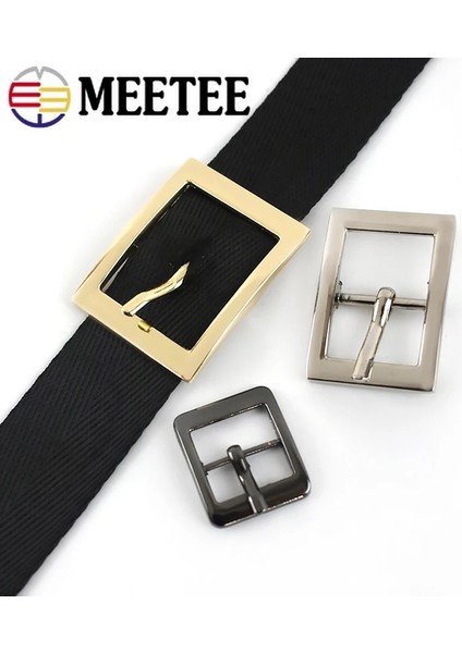 Haicheng Shop Gümüş Tarzı 16MM Meetee mm Metal Kemer Tokası Çanta Askısı Kanca Ayarlamak Dokuma Kaydırıcı Klip Tokaları Dıy Ayakkabı Dekor Düğmesi (Yurt Dışından)