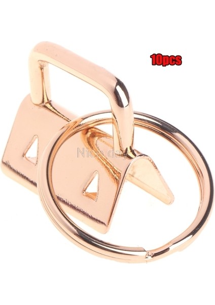 Altın Tarzı Anahtarlık Donanım Anahtarlık Bölünmüş Yüzük Bilek Bilekleri Için Pamuk Kuyruk Klipsi F Dropship (Yurt Dışından)