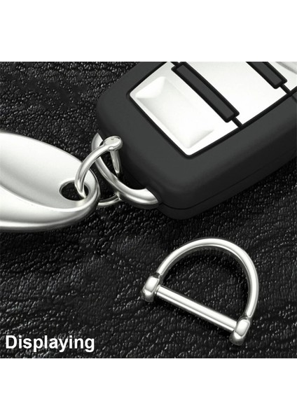 Küçük Stil 1 x Paslanmaz Çelik D-Halkalı Toka Anahtarlık Halka Kanca Vidalı Pim Eklemi Bağlayıcı Çanta Askısı Toka Leathercraft Parçaları (Yurt Dışından) modelleri