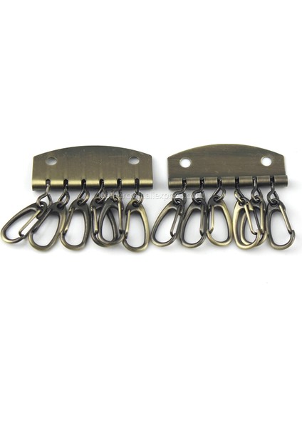 Bronz Tarzı 1 x Metal Anahtarlık Anahtar Sıra Anahtarlık Organnizer Witap Kanca Deri Zanaat Cüzdan Anahtar Çanta Çanta Donanım Için (Yurt Dışından)