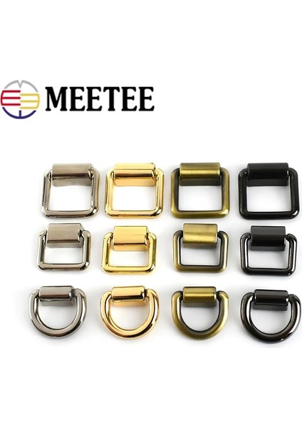 KY866-GÜMÜŞ-15MM Stili 20 Adet Adet mm Metal O D Halka Tokaları Çanta Askısı Yan Klip Askı Çantaları Omuz Zinciri Bağlantı Tokası Dıy Donanım Aksesuarları (Yurt Dışından)