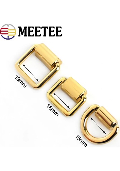KY866-GÜMÜŞ-15MM Stili 20 Adet Adet mm Metal O D Halka Tokaları Çanta Askısı Yan Klip Askı Çantaları Omuz Zinciri Bağlantı Tokası Dıy Donanım Aksesuarları (Yurt Dışından)