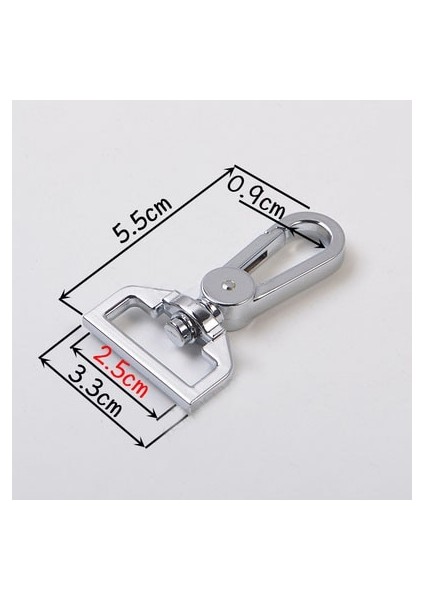 Gümüş-25 mm Stili 4 Adet Pc Meetee mm Çanta Kemer Metal Toka Karabina Yaylı Kanca Istakoz Klipsler Köpek Yaka Toka Dıy Leathercraft Aksesuar (Yurt Dışından)