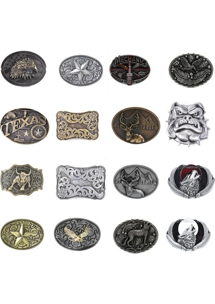 F Stili Erkek Kemer Tokası Kemer Tokası Erkekler Için Marangoz Mekanik Kovboy ve Kovboy Kız Metal Aracı Batı Tokaları (Yurt Dışından) fiyatları