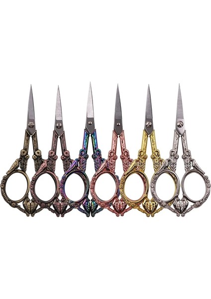 Altın Tarzı Paslanmaz Çelik Vintage Ors Kuş Çiçek Dikiş Retro Nakış Ors Kısa Kumaş Kesici Iplik Makası (Yurt Dışından) fiyatları