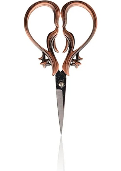 Kırmızı Bakır Tarzı 1 Adet Retro Paslanmaz Çelik Dikiş Ors Vintage Nakış Veya Kuyruk Şekillendirici Iplik Veya Iplik Makası (Yurt Dışından)