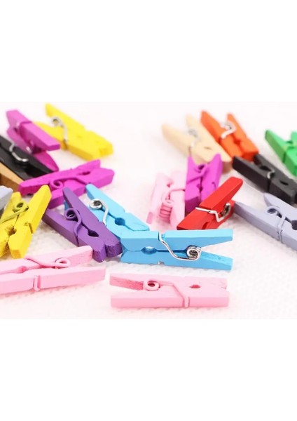 Gök Mavisi Tarzı Lot Mini Renkli Küçük Ahşap Klipler Dty Clotheraft Dekor Için 2.5x0.3cm Bahar Ahşap Klipler Aperatif Klip Fotoğraf Klipleri Mandal (Yurt Dışından) fırsatları