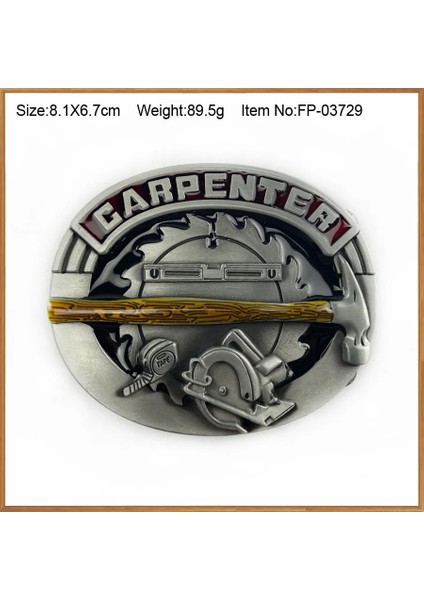 Siyah Stil Buckleclub Retro Batı Kaynakçı Kot Hediye Kemer Tokası Fp Kalaylı F Erkekler Için 4 cm Genişlik Döngü (Yurt Dışından)