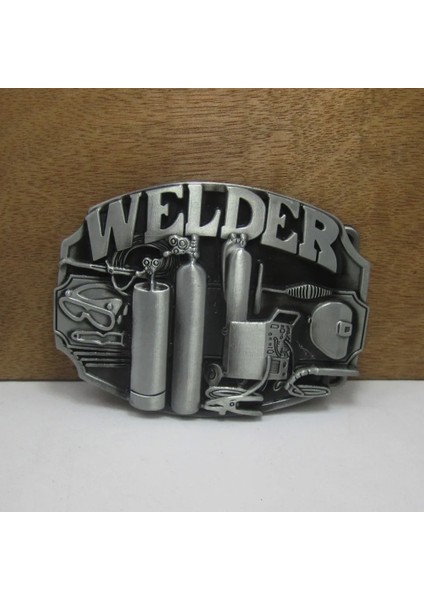 Siyah Stil Buckleclub Retro Batı Kaynakçı Kot Hediye Kemer Tokası Fp Kalaylı F Erkekler Için 4 cm Genişlik Döngü (Yurt Dışından) fiyatları