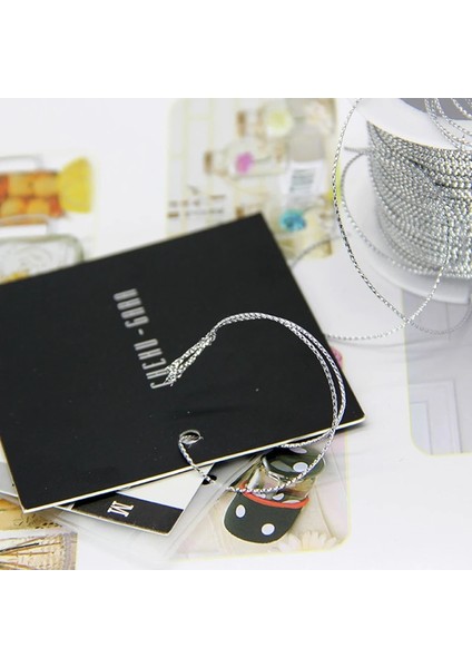 GULES20M Tarzı Dıy Altın Gümüş Kırmızı Halat Kurdele ile Halat Etiketi Hat Bilezik Giyim Hediyeler Yapmak Için Etiket Halat (Yurt Dışından) fırsatları