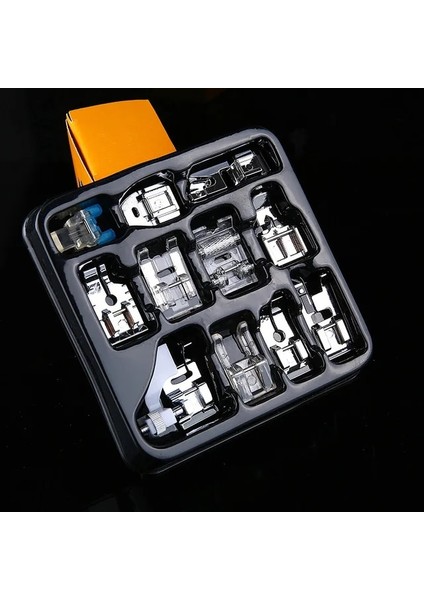 11 Adet Bir Stil Pcsset Dikiş Makinesi Baskı Ayağı Basın Brother Şarkıcı Kiti Örgü Kör Dikiş Overlock Fermuar Cetvel Parçaları (Yurt Dışından)