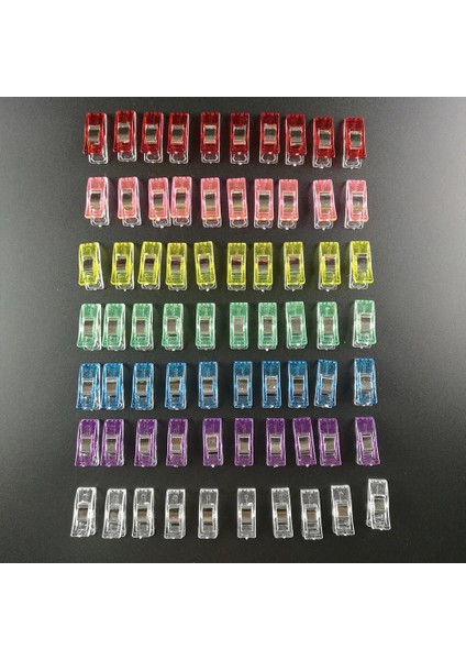 Mavi Stil Çanta Klipleri Dıy Plastik Dikiş Sabit Klipler Patchwork El Sanatları Şeffaf Yorgan Kapitone Patchwork Klip Metal Konfeksiyon Klipleri (Yurt Dışından) fiyatları