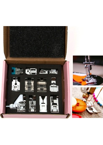 Ev Tipi Çok Fonksiyonlu Dikiş Makinelerinin Çoğu Için Yerli Dikiş Makinesi Baskı Ayağı Ayakları Sanat Giyim Dikişi (Yurt Dışından) fiyatları