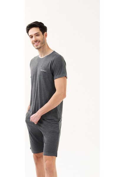 Viskon 3'Lü Erkek Pijama Takımı