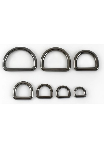 Silahsiyah Stil 13 mm mm Metal O D Halka Tokaları Çanta Sırt Çantası Askısı Kemer Köpek Yaka Dokuma Toka Dıy Deri El Sanatları G (Yurt Dışından)