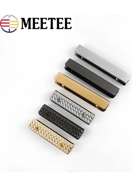 Silahsiyah Stil 32 mm mm Çanta Askı Kapak Toka Vida Çanta Dekor Uç Klipler Kenarları Köşe Koruyucu Kemer Kuyruk Fişi Dıy Deri El Sanatları (Yurt Dışından)