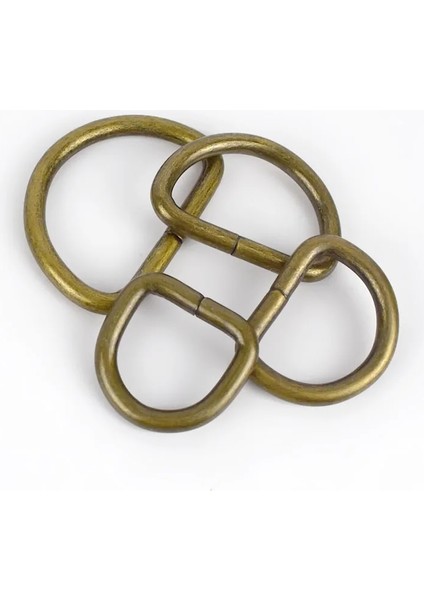 Bronz Tarzı 20 mm Meetee mm Metal D Halka Tokaları Sırt Çantası Dokuma Toka Çanta Askı Kancaları Konfeksiyon Kemer Tokaları Dıy Leathercraft Aksesuarı (Yurt Dışından)